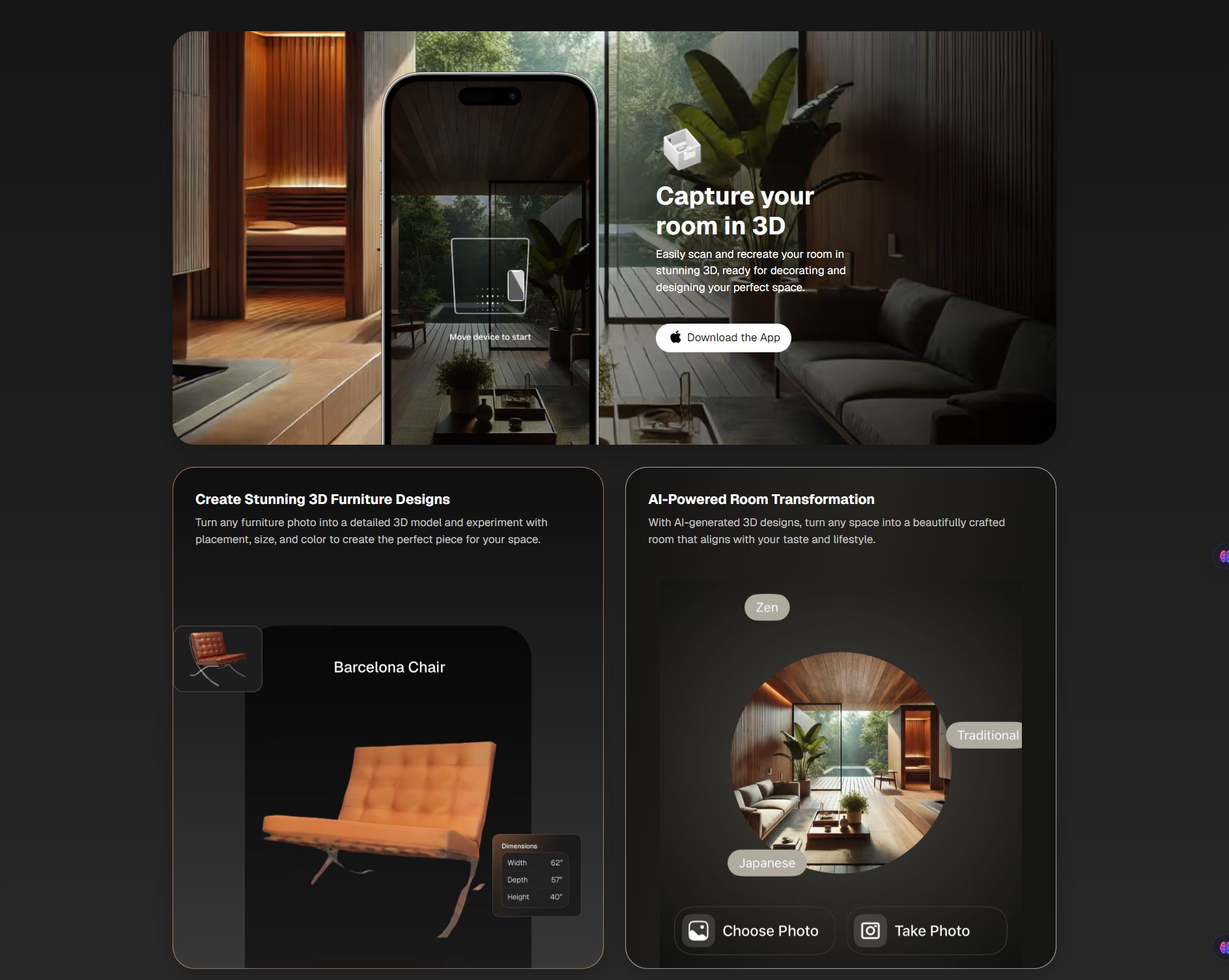 Kanai-Create Stunning 3D Furniture Designs -features