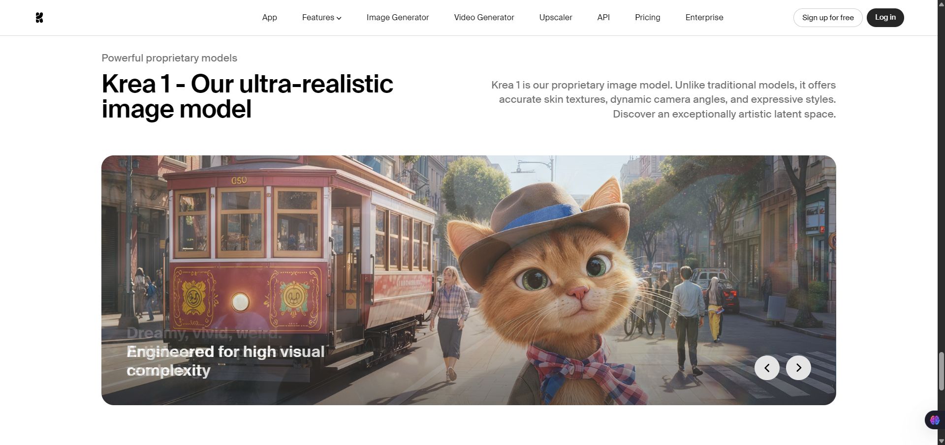 Krea 1 - Our ultra-realistic image model