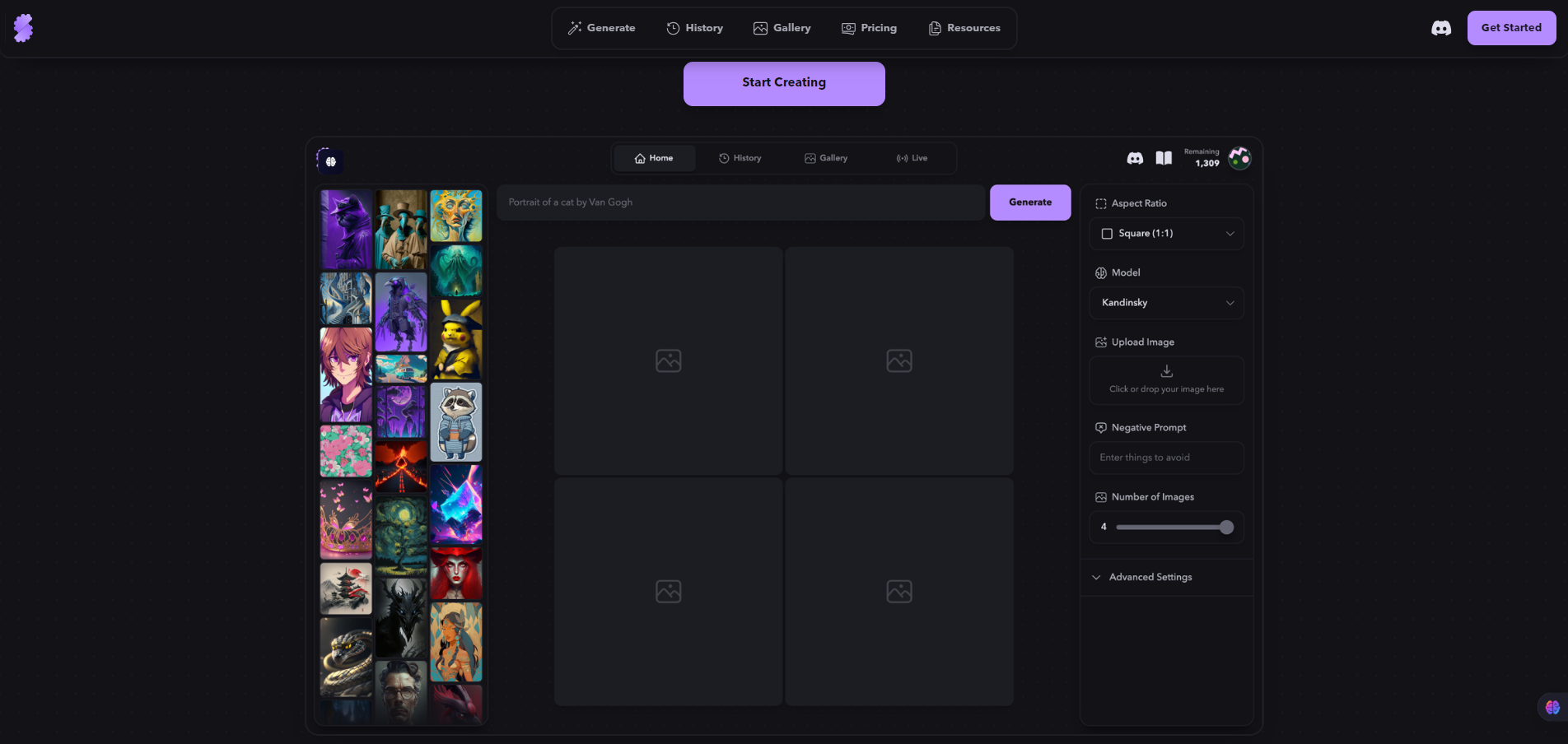 Stablecog-Start creating now