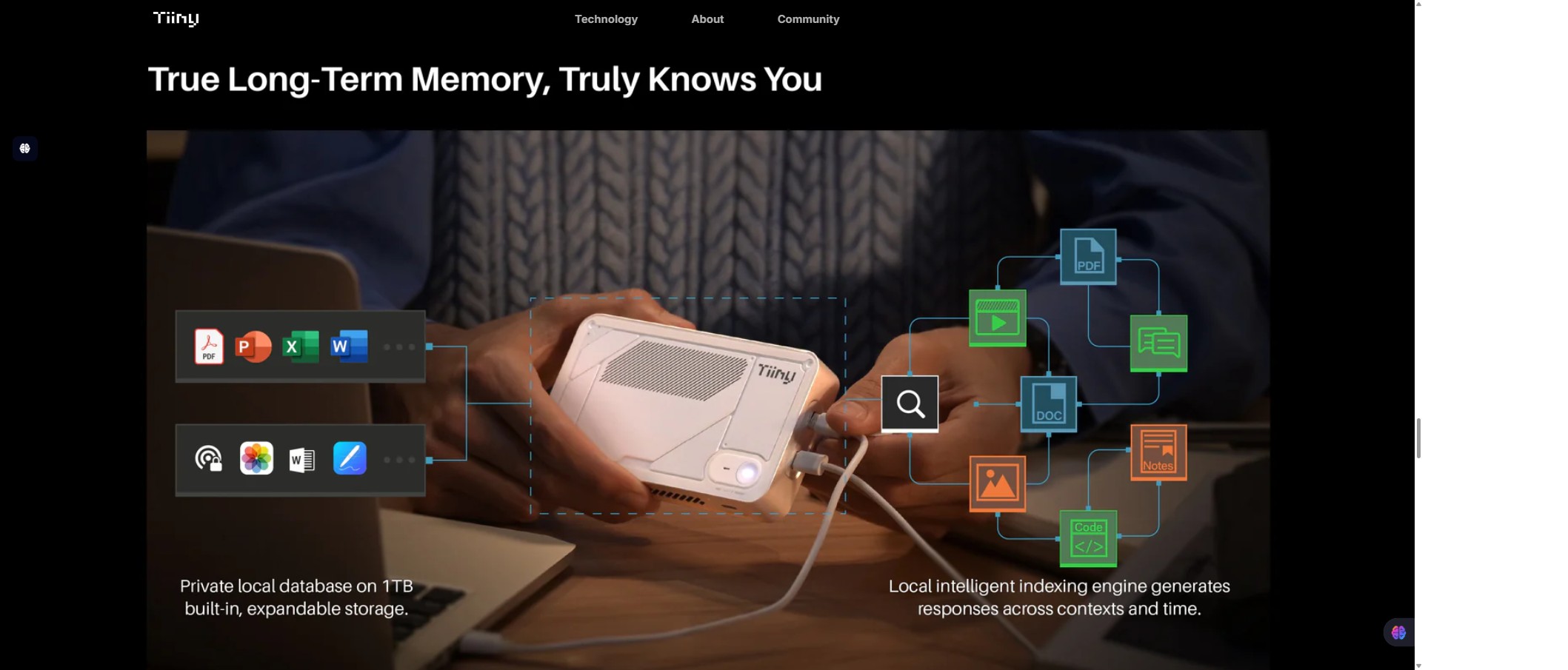 Tiiny-AI Tiiny AI Pocket Lab Run Up to 120B LLMs Locally in Your Pock