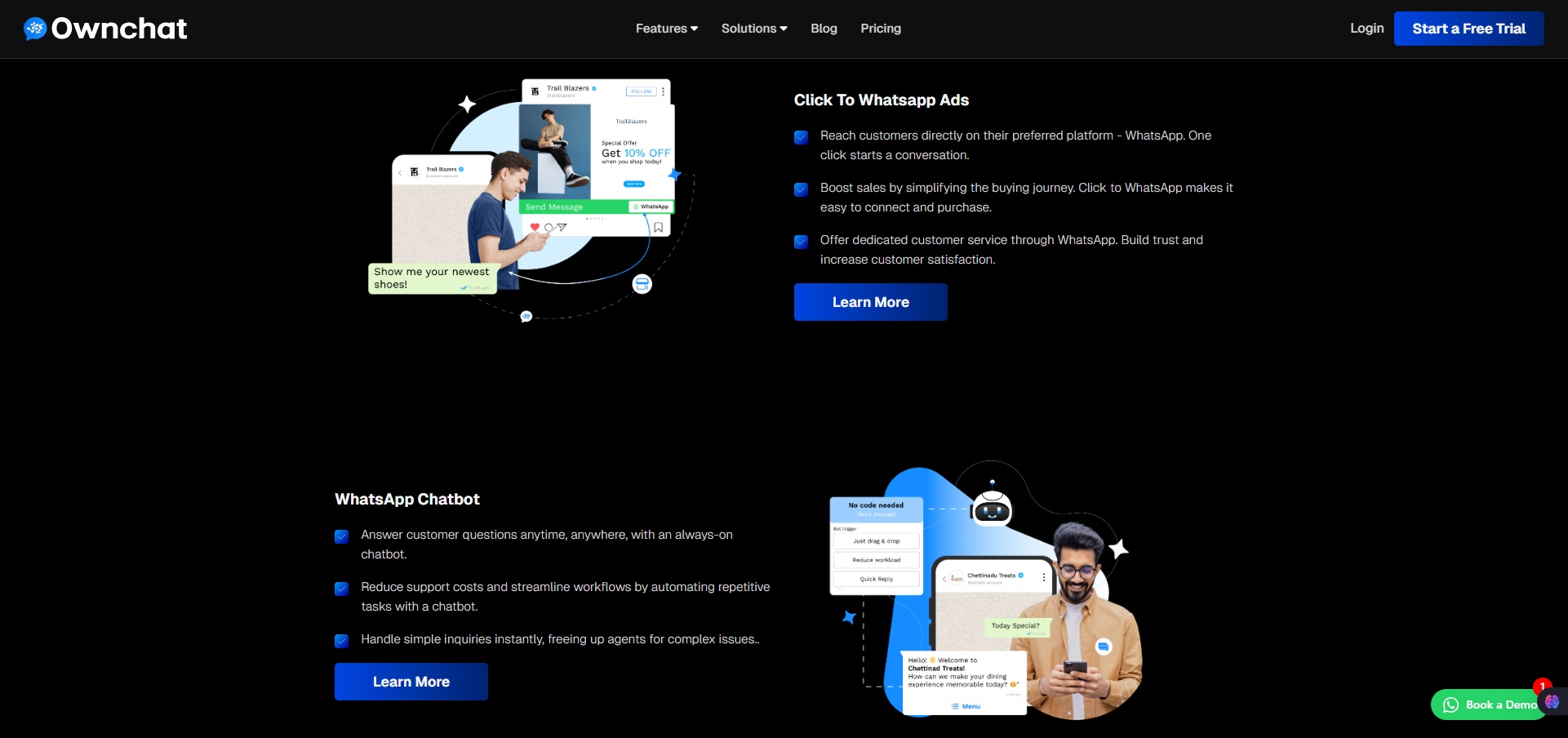 WhatsApp-Automation-Tool-Ownchat -features