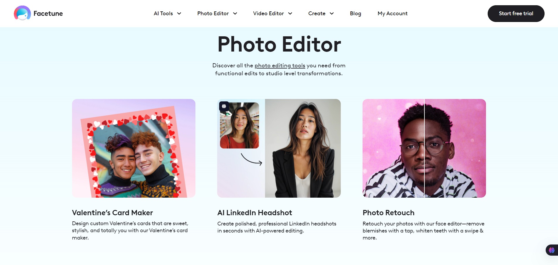 Your all-in-one photo editor-Facetune feature image