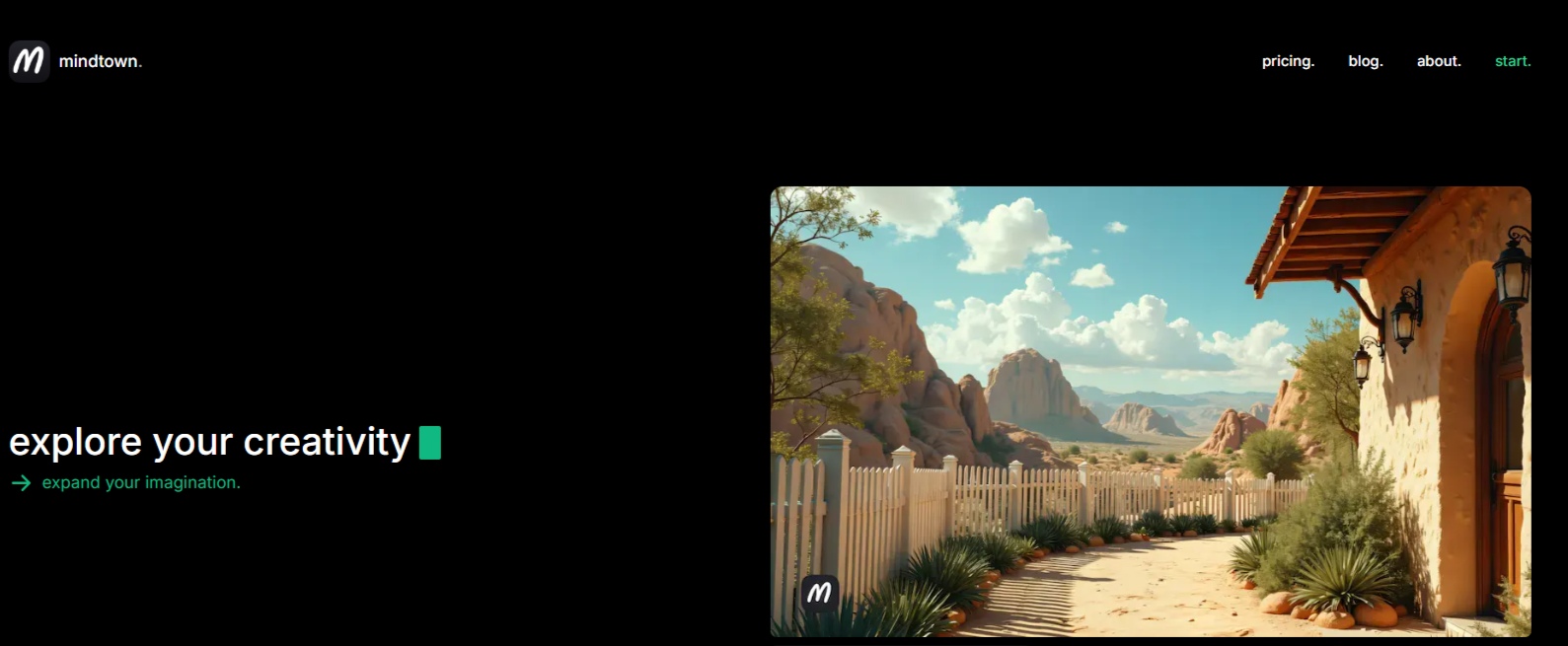 Mindtown-ai -Flux based image generation platform