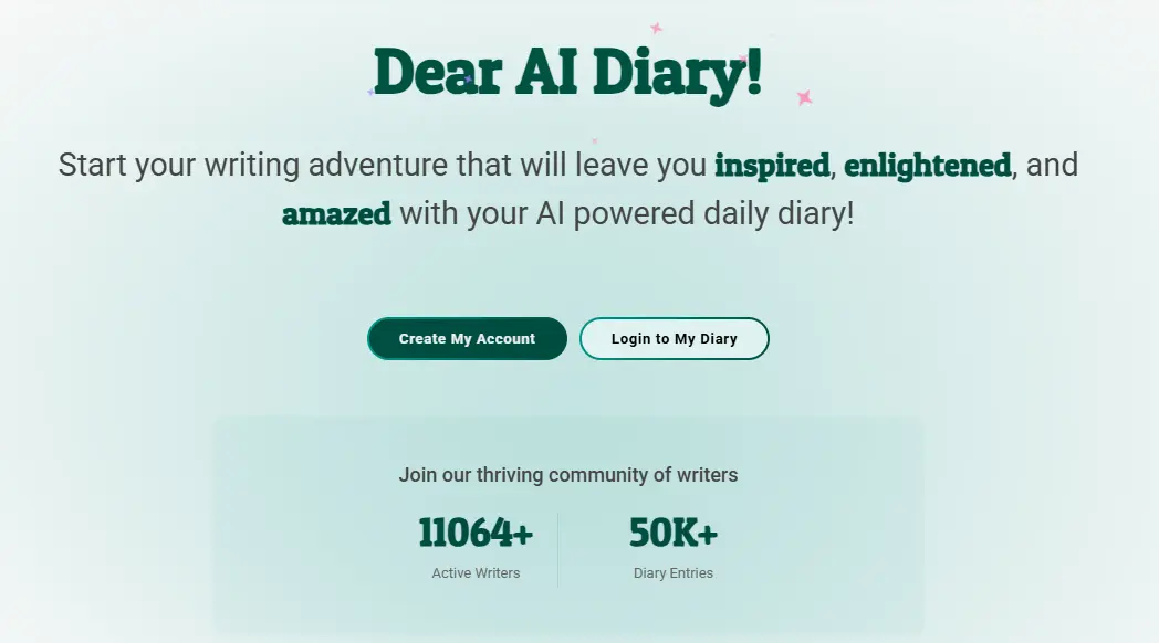 AI Diary Feature