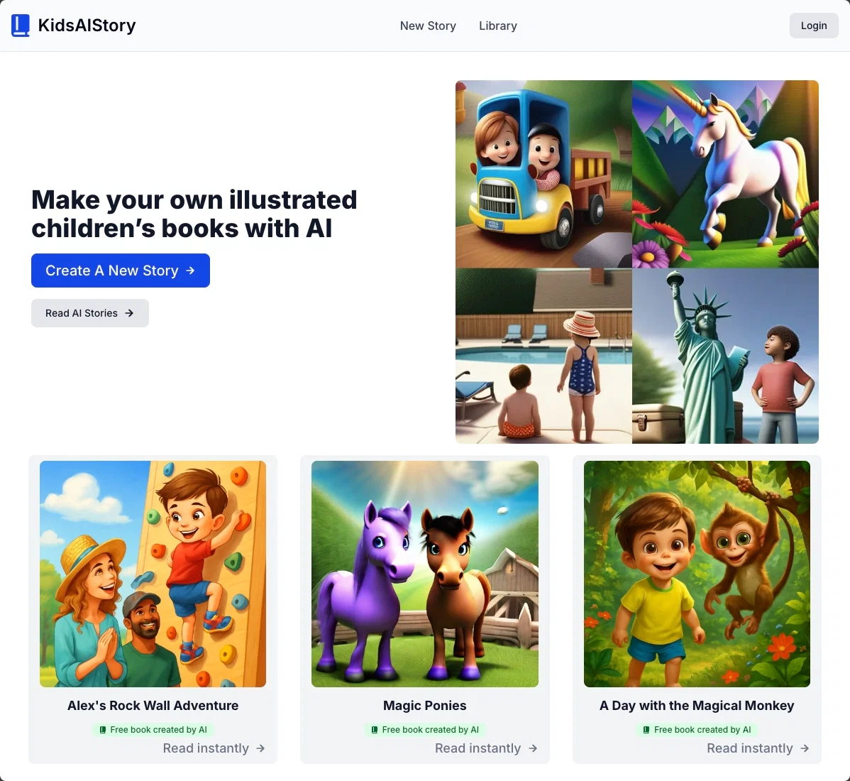 KidsAIStory feature