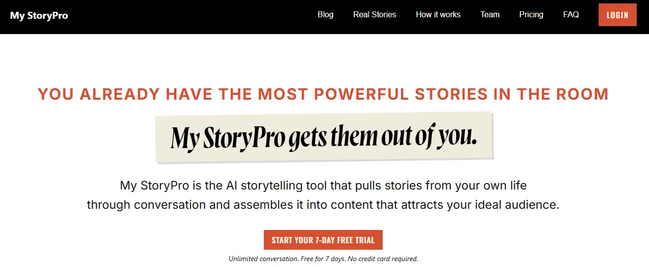 my storypro