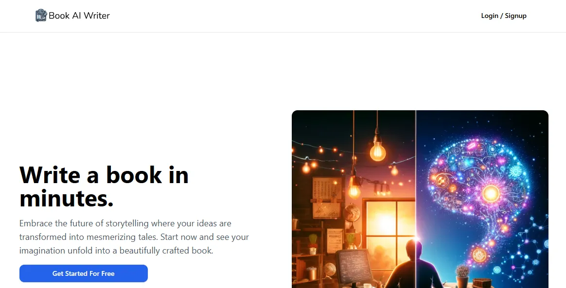 Book AI Writer Feature