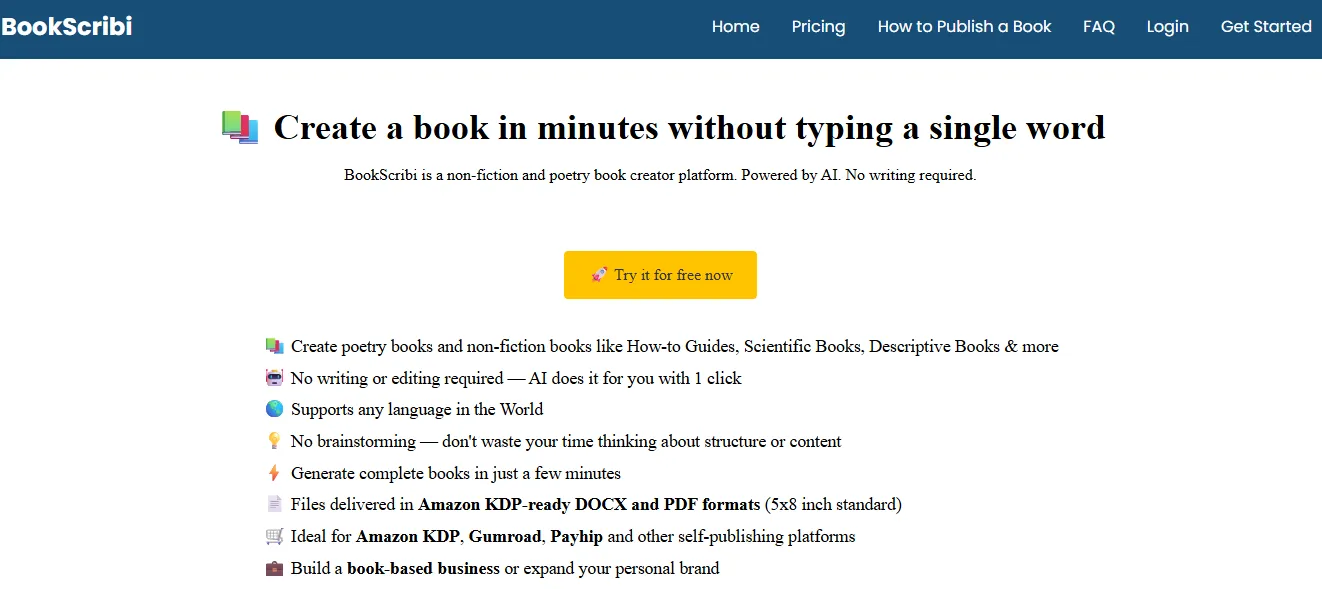 BookScribi Feature